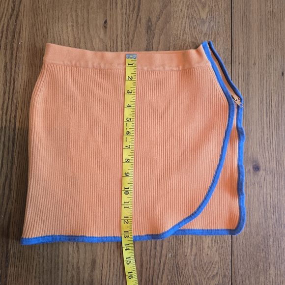 Finesse Rikey Orange Long Sleeve Top And Skirt Size XS/S - Picture 10 of 16